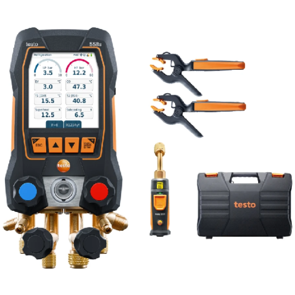 Kit Analisador de Refrigeração Testo 558s - Analisador Digital Inteligente